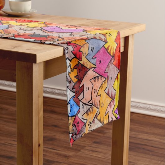 Cats02 – テーブルランナー (インサイチュ)