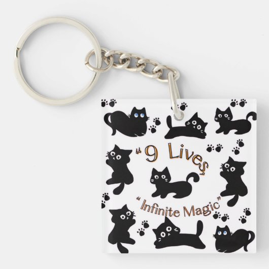 cats キーホルダー (正面)