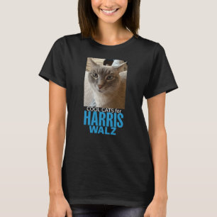 Cats クール for Harris/Walz – ブラックt Tシャツ