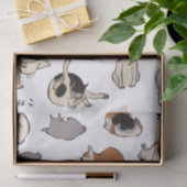 Cats (日本の背景色の変更) 薄葉紙 (ギフト)