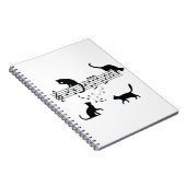 Cats 遊 Music Notes ノートブック (右側)