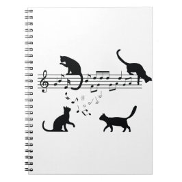 Cats 遊 Music Notes ノートブック