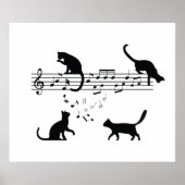 Cats 遊 Music Notes ポスター (正面)