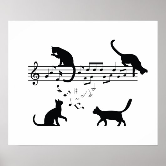 Cats 遊 Music Notes ポスター (正面)
