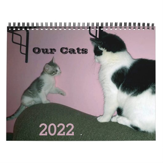 Cats 2022カレンダーパーソナライズされた カレンダー (カバー)