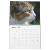 Cats 2026 Calendar カレンダー (2月 2026)