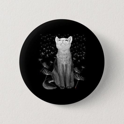 Cats 365 Cats 365 Dandelion Cat Graphic 缶バッジ (正面)