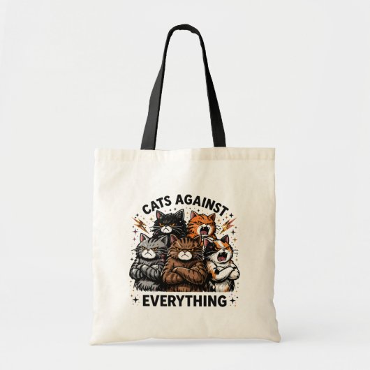 Cats Against トートバッグ (正面)