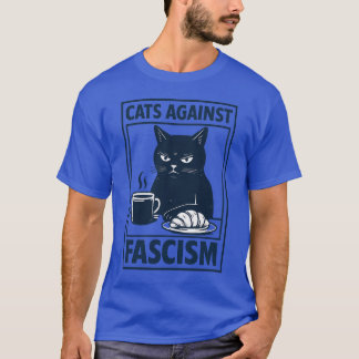 Cats Against Fascism Tシャツ