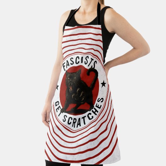 Cats Against Fascists エプロン (インサイチュ)