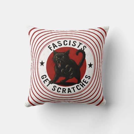 Cats Against Fascists クッション (裏面)