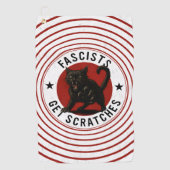 Cats Against Fascists ゴルフタオル (正面)