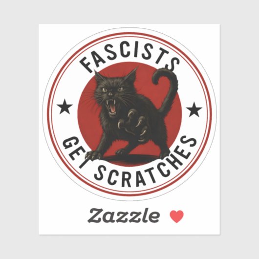 Cats Against Fascists シール (シート)
