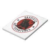 Cats Against Fascists ノートパッド (回転)