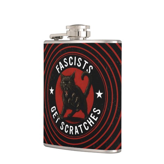 Cats Against Fascists フラスク (左)