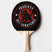 Cats Against Fascists 卓球ラケット (裏面)