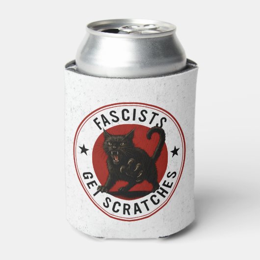Cats Against Fascists 缶クーラー (缶正面)