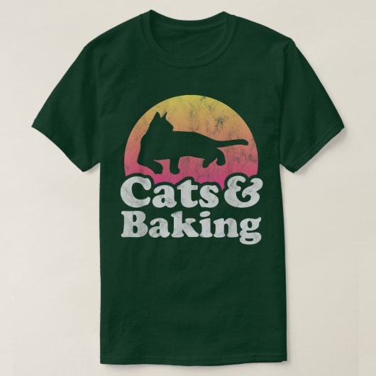 Cats and Baking Men's or Women's Cat and Baking Tシャツ (デザイン正面)
