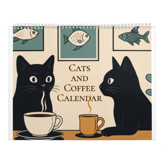 Cats and Coffee Calendar カレンダー (カバー)