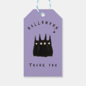 Cats and Halloween, personalized ギフトタグ (裏面)