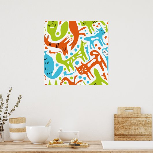 Cats And Mice ポスター (キッチン)