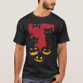 Cats and pumpkin tシャツ (正面)