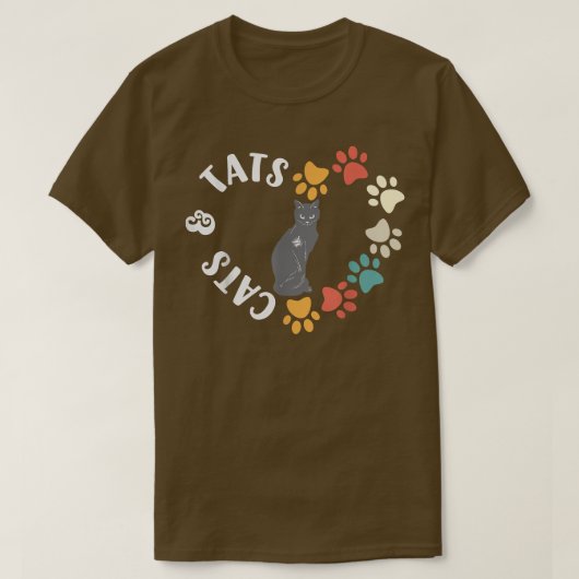 Cats And Tats Tシャツ (デザイン正面)