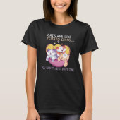 Cats Are Like Potato Chips Tシャツ (正面)