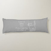 Cats are my favorite people ボディピロー (裏面)