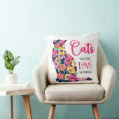 Cats are my LOVE Language クッション (椅子)