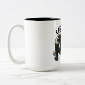 CATS are PEOPLE Too, Artwork of Cat and Marbles ツートーンマグカップ (左)