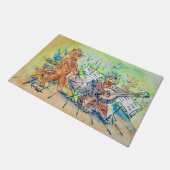 Cats BandのLouis Wain ドアマット (アングル)