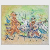 Cats BandのLouis Wain ラッピングペーパー (フラット)