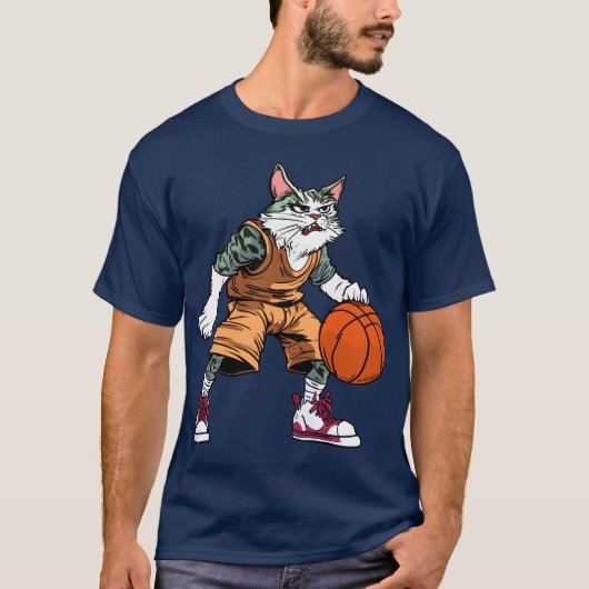 Cats Basketball - Tomcat Tシャツ (正面)