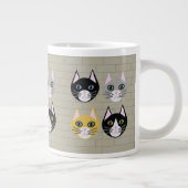 Cats brick ジャンボコーヒーマグカップ (右)