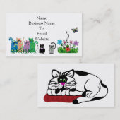 Cats Business Card 名刺 (正面/裏面)