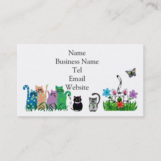 Cats Business Card 名刺 (正面)