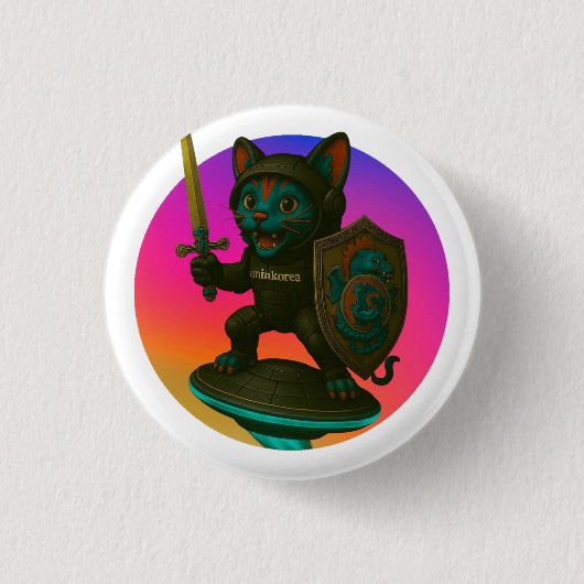 cats buttons 缶バッジ (正面)