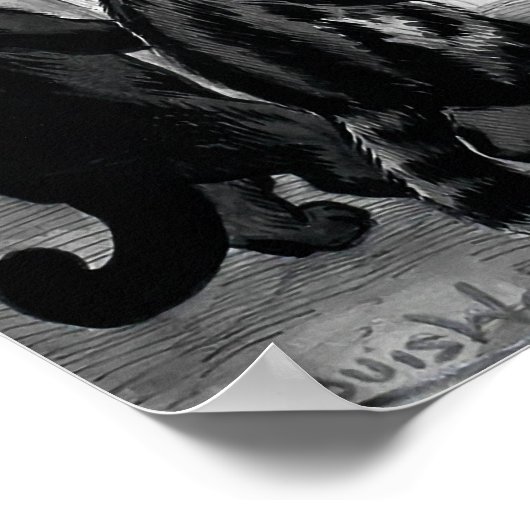 Cats by Louis Wain ポスター (角)