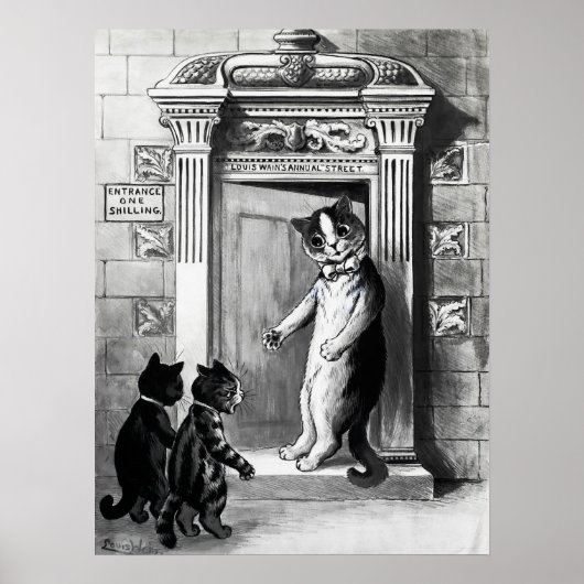 Cats by Louis Wain ポスター (正面)