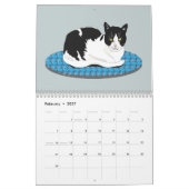 Cats by the Month Calendar カレンダー (2月 2027)