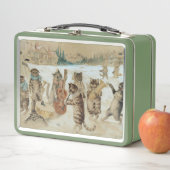 Cats Carol Singing by Louis Wain   メタルランチボックス (インサイチュ)