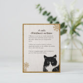 Cats Christmas – クリスマスカード 招待状 (スタンド正面)