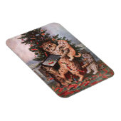 Cats Christmas by Louis Wain マグネット (右側)