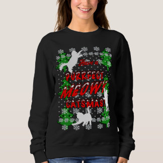 Cats, Christmas Cat, Cat Christmas, Cat Christmas スウェットシャツ