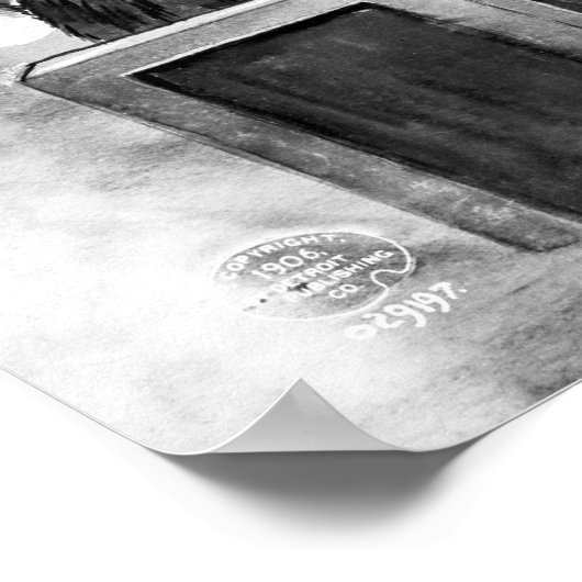 Cats Christmas Catastax by Louis Wain ポスター (角)