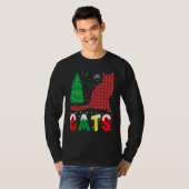 Cats Christmas Pajama Family Xmas Tシャツ (正面フル)