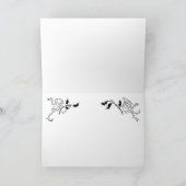 Cat's Christmas Party - Louis Wain ノートカード (内部)