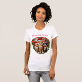 Cats Christmas Tシャツ (正面フル)