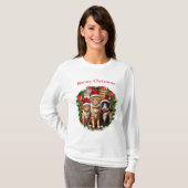 Cats Christmas Tシャツ (正面フル)